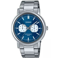 CASIO MTP-E335D-2E1 Men's Stainless Steel Blue Dial Watch – Elegant & Durable