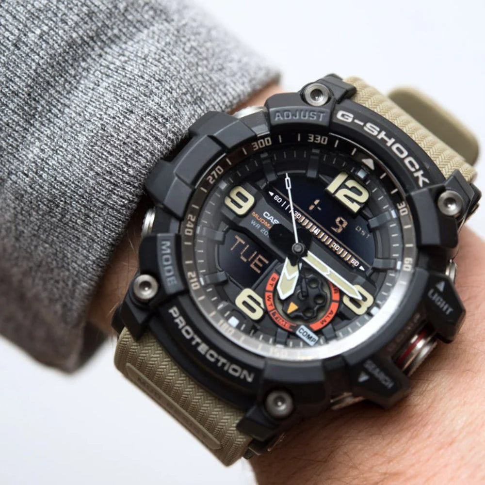 Casio G-SHOCK Mudmaster GG-1000-1A5 Analog-Digital Watch | Mud Resistant, Twin Sensor, 200M