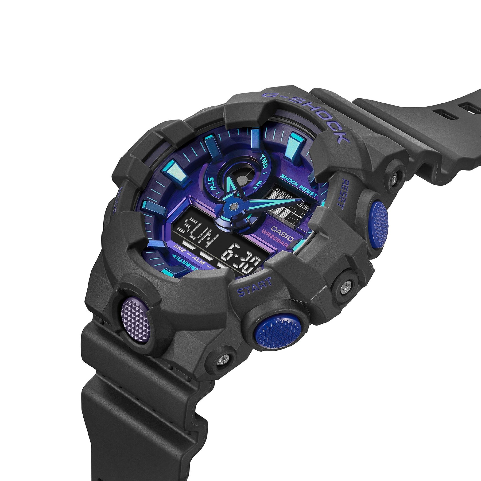 Casio G-SHOCK GA-700VB-1ADR – Virtual Black Series Digital-Analog Tough Watch