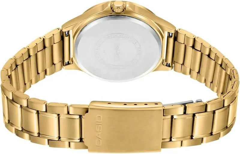 Casio MTP/LTP-V300G-9A Couple Watches – Gold Tone Stainless Steel Classic Set