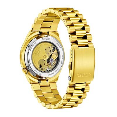 Citizen TSUYOSA Automatic Watch NJ0152-51X – Gold Stainless Steel with Green Dial