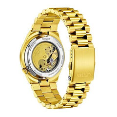 Citizen TSUYOSA Automatic Watch NJ0152-51X – Gold Stainless Steel with Green Dial