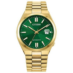 Citizen TSUYOSA Automatic Watch NJ0152-51X – Gold Stainless Steel with Green Dial