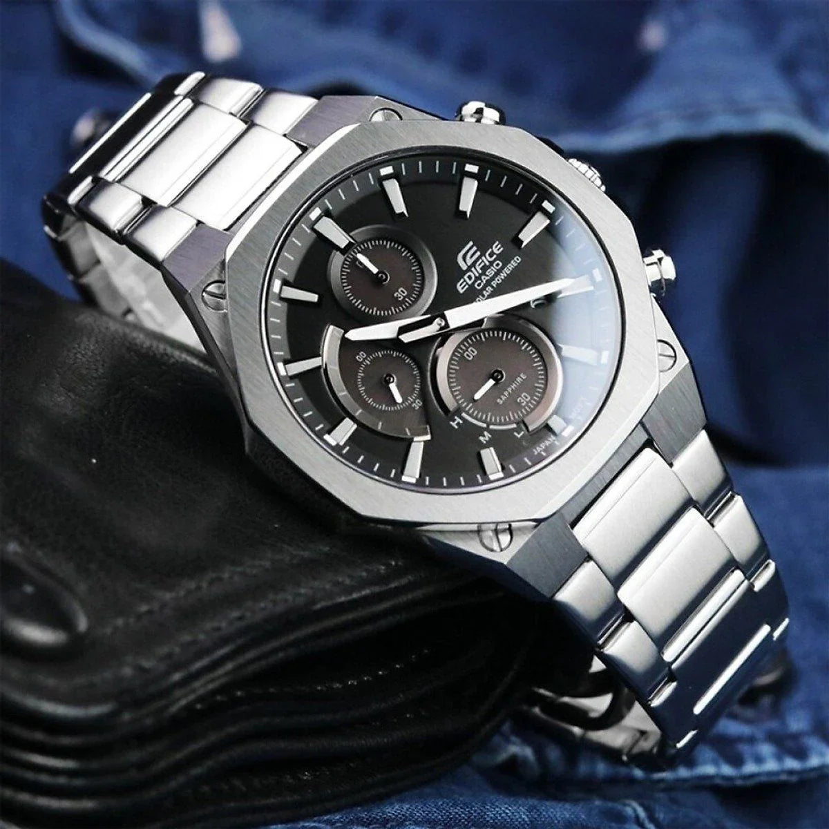 Casio Edifice EFS-S570D-1A Solar Chronograph Watch