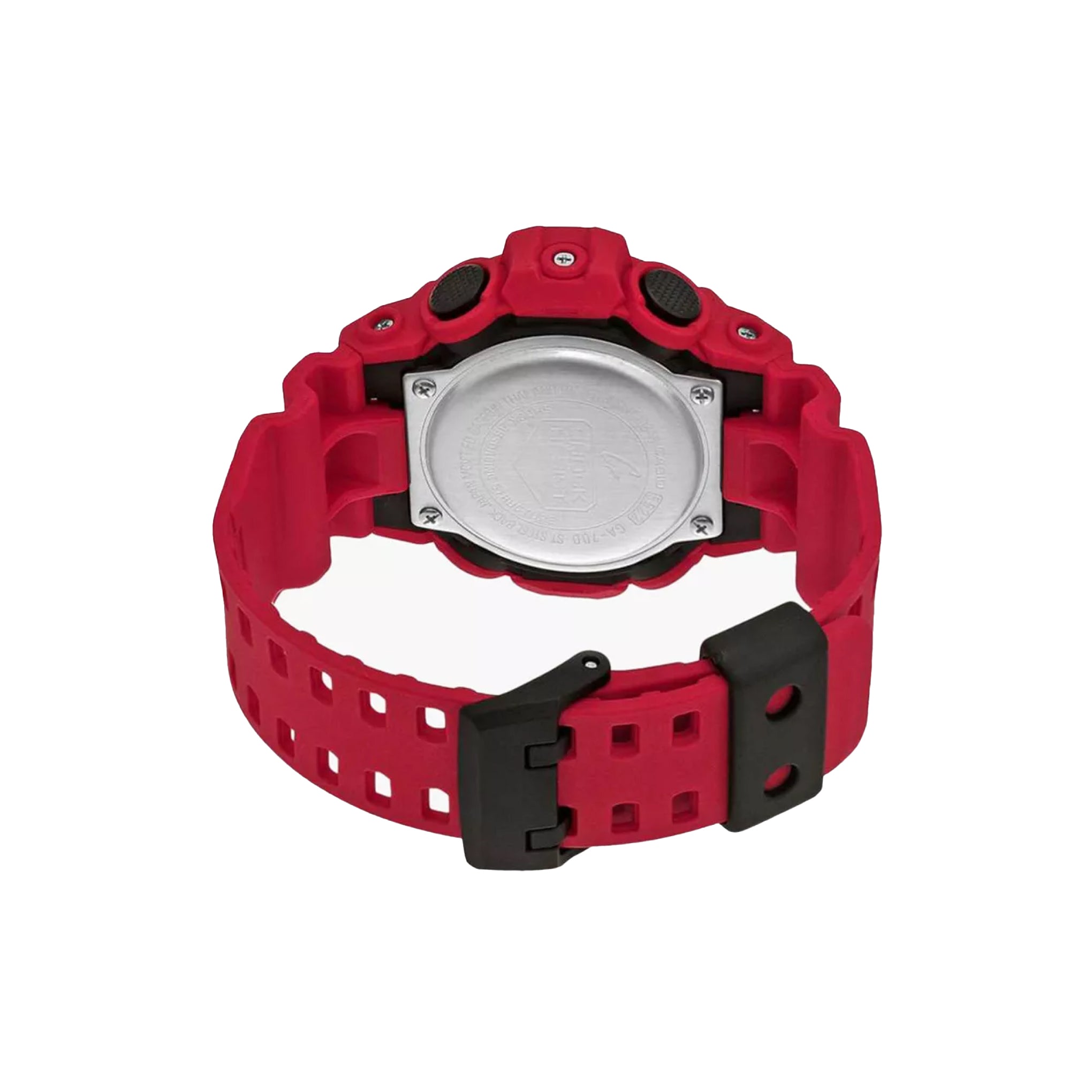 Casio G-Shock GA-700-4ADR Red Analog-Digital Watch – Shock Resistant, 200M Water Resistant