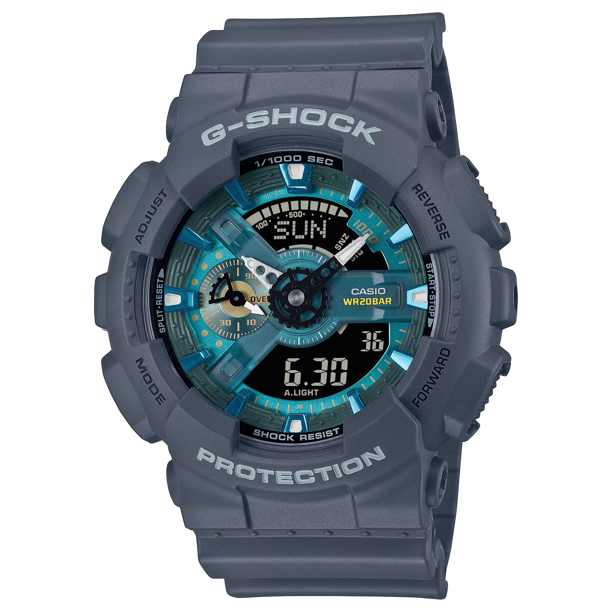 Casio G-Shock GA-110AS-2A Men’s Analog-Digital Watch – Shock Resistant, 200M Water Resistant