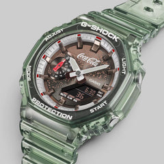 Casio G-Shock GA-2100CC-3ADR Coca-Cola Limited Edition Green CasiOak Watch