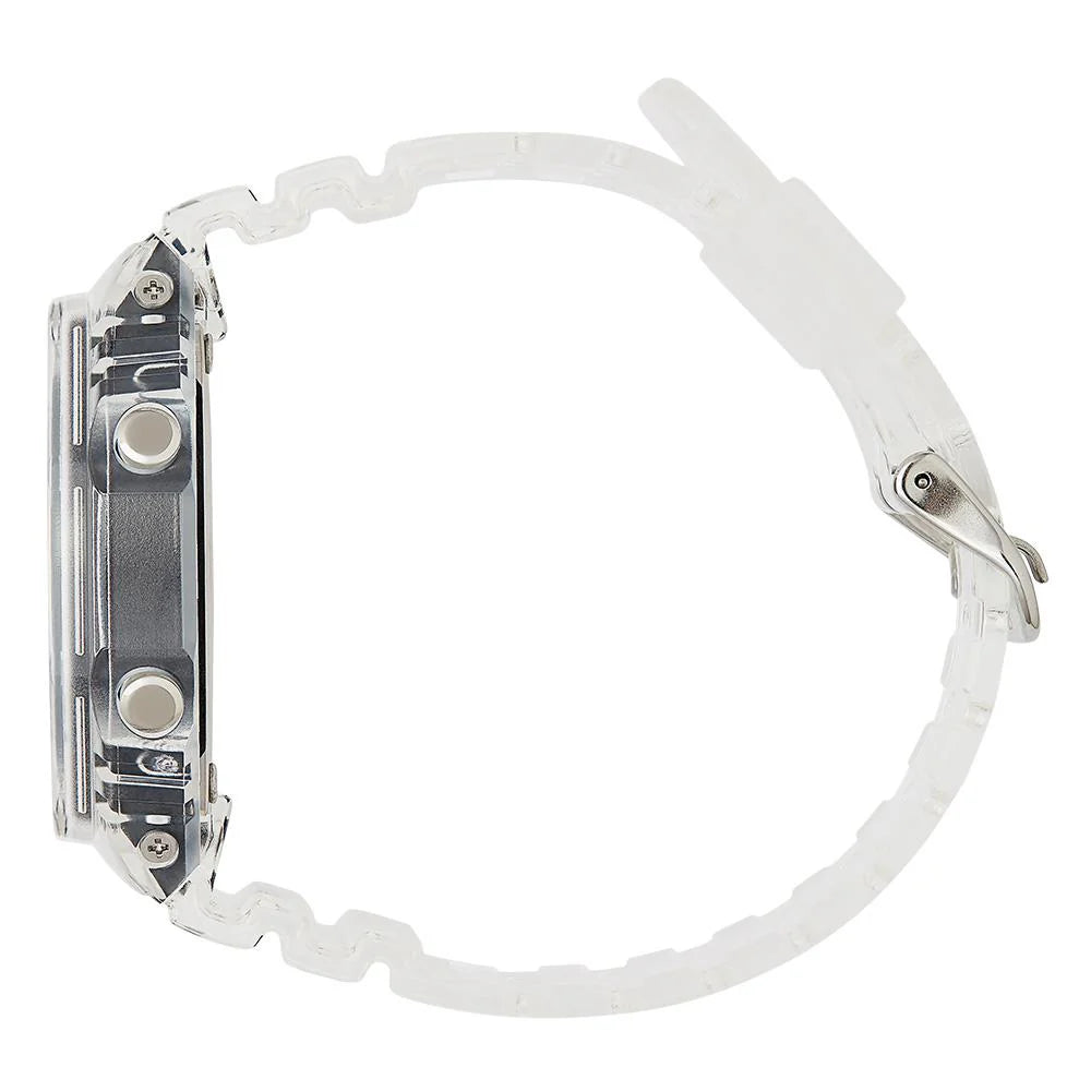 Casio G-SHOCK GA-2100SKE-7ADR – Transparent Skeleton Series Carbon Core Guard Watch