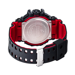 Casio G-Shock GA-400HR-1AHDR Black & Red Analog-Digital Watch – Rotary Switch, Shock Resistant, 200M Water Resistant