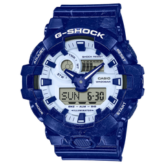 Casio G-SHOCK GA-700BWP-2ADR Blue & White Series – Shock-Resistant Analog-Digital Watch