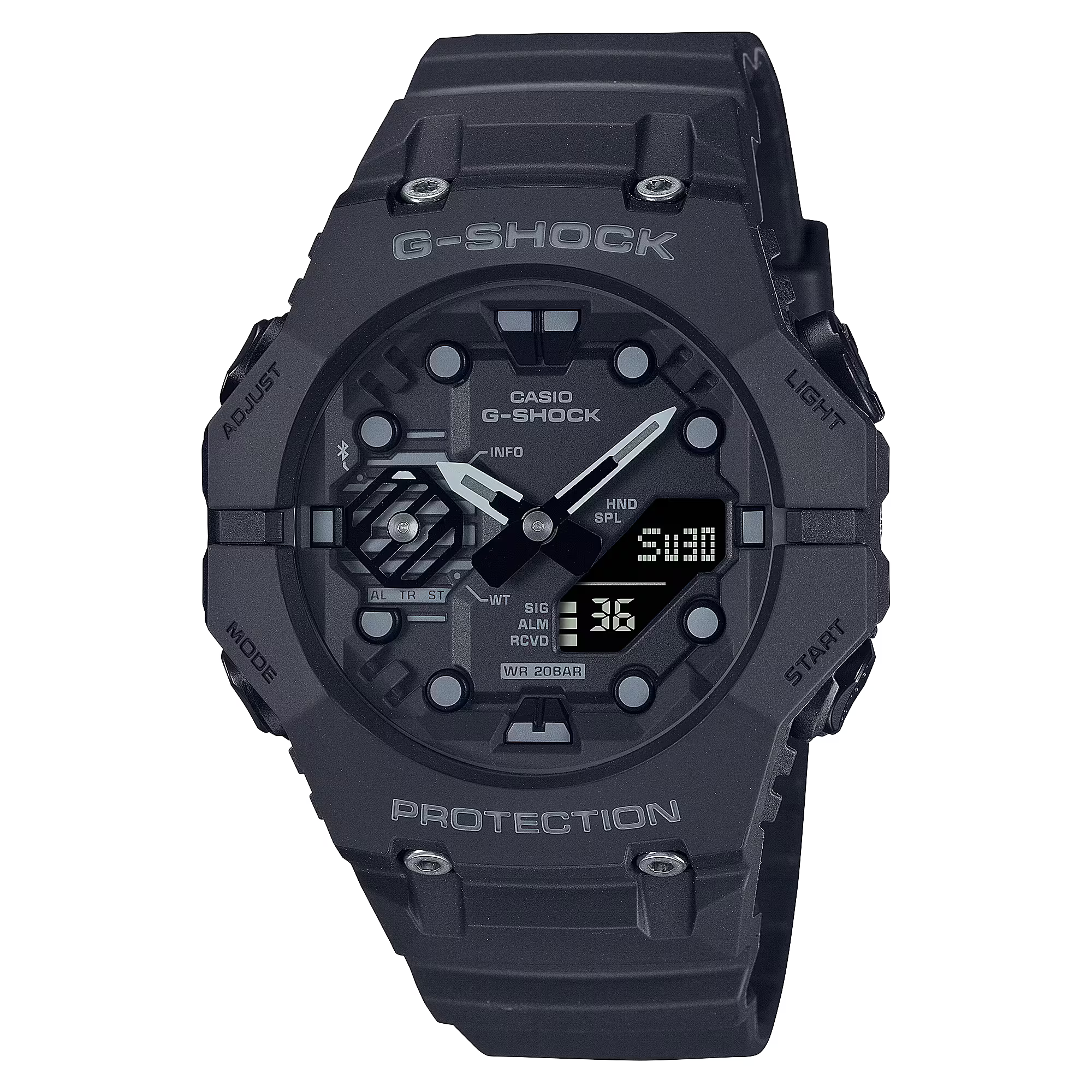 Casio G-SHOCK GA-B001-1ADR Analog-Digital Tough Watch with Carbon Core Guard & Bluetooth