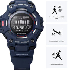 Casio G-SHOCK GBD-100-2D Bluetooth Step Tracker Men’s Watch – Sporty Teal Design