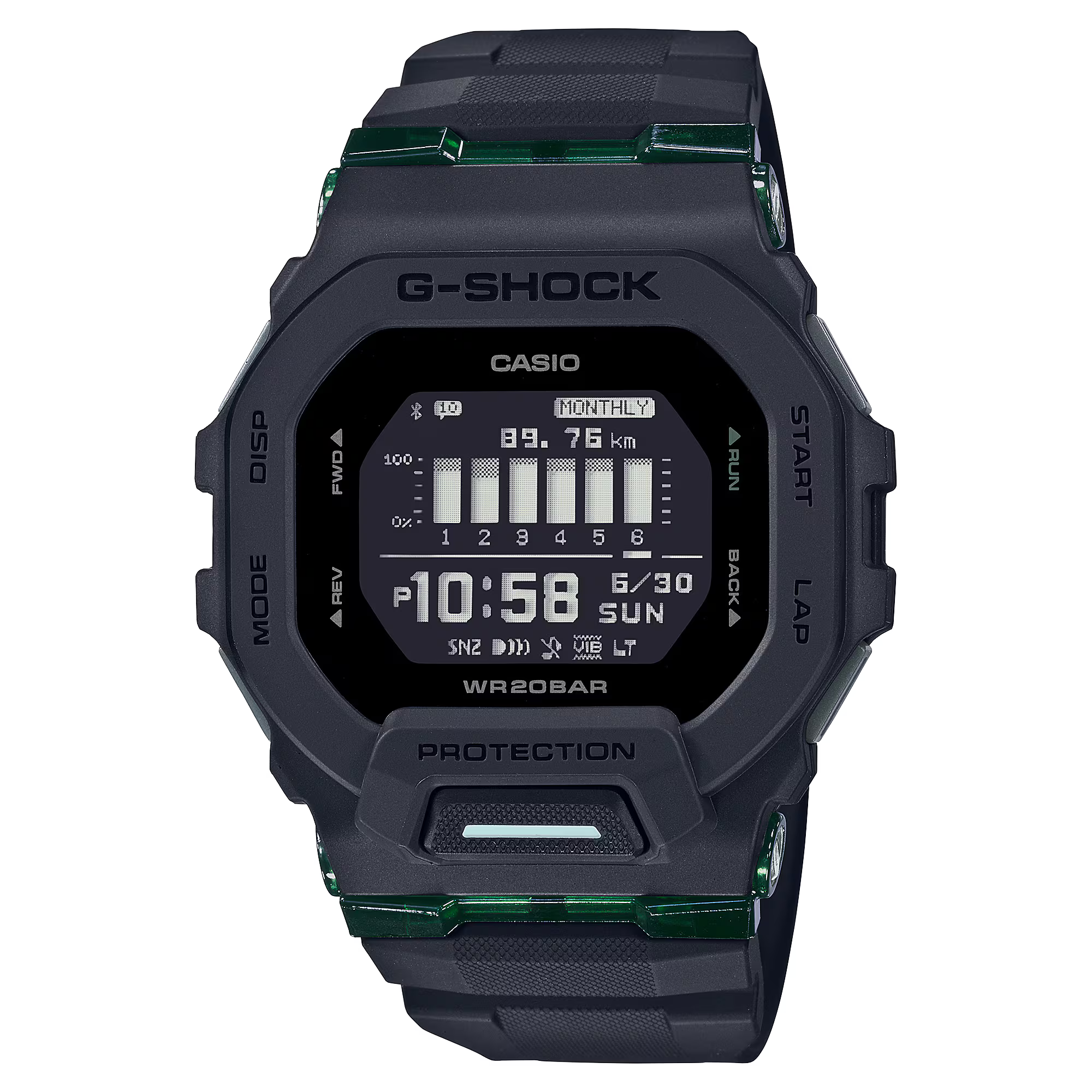 Casio G-SHOCK GBD-200UU-1DR Bluetooth Sports Watch – Step Tracker, Shock Resistant, 200M Water Resistant