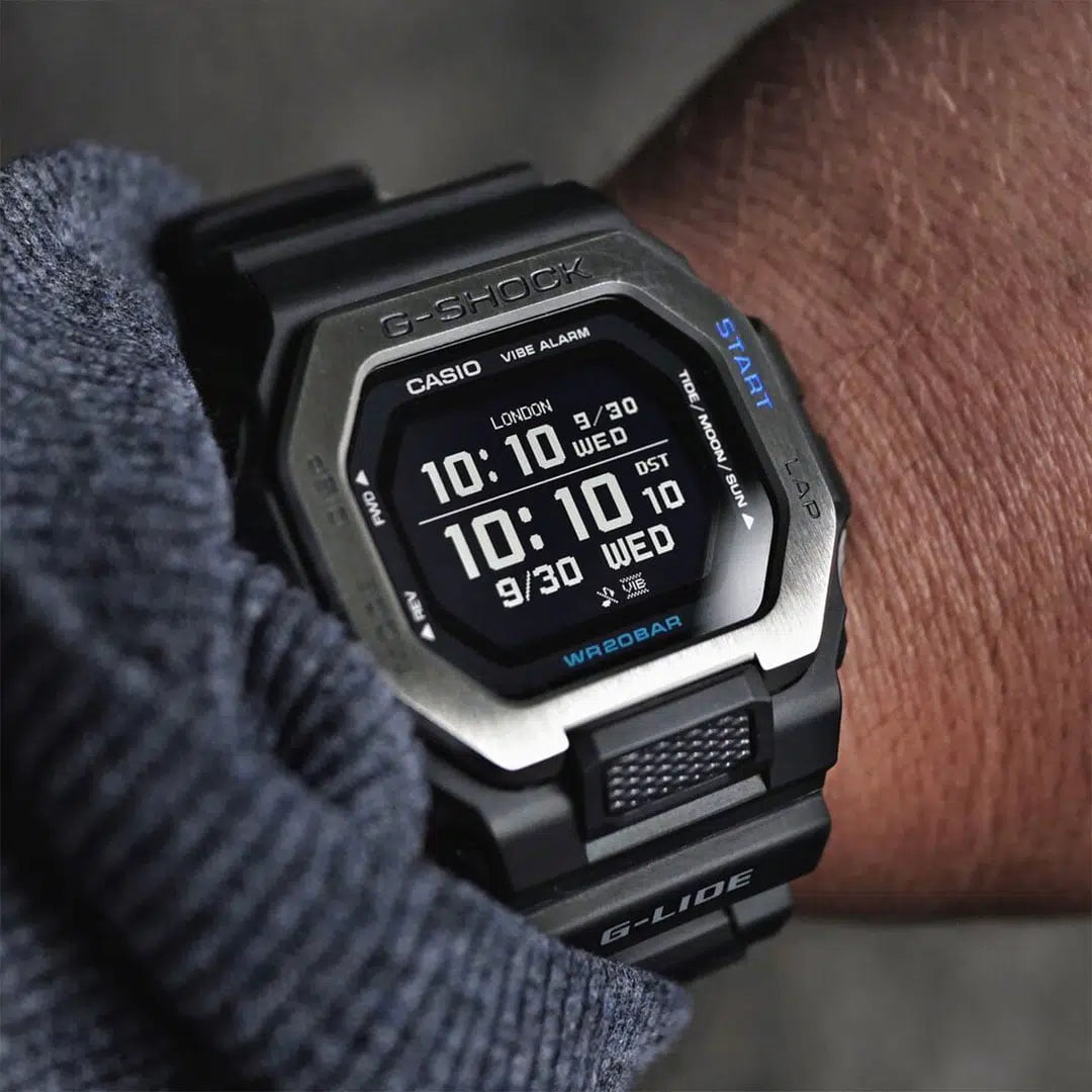 Casio G-SHOCK GBX-100-1D Men’s Digital Watch with Tide Graph & Moon Data