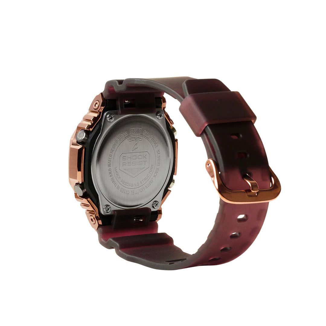 Casio G-SHOCK GM-2100CL-5ADR Analog-Digital Watch – Red Metal Bezel