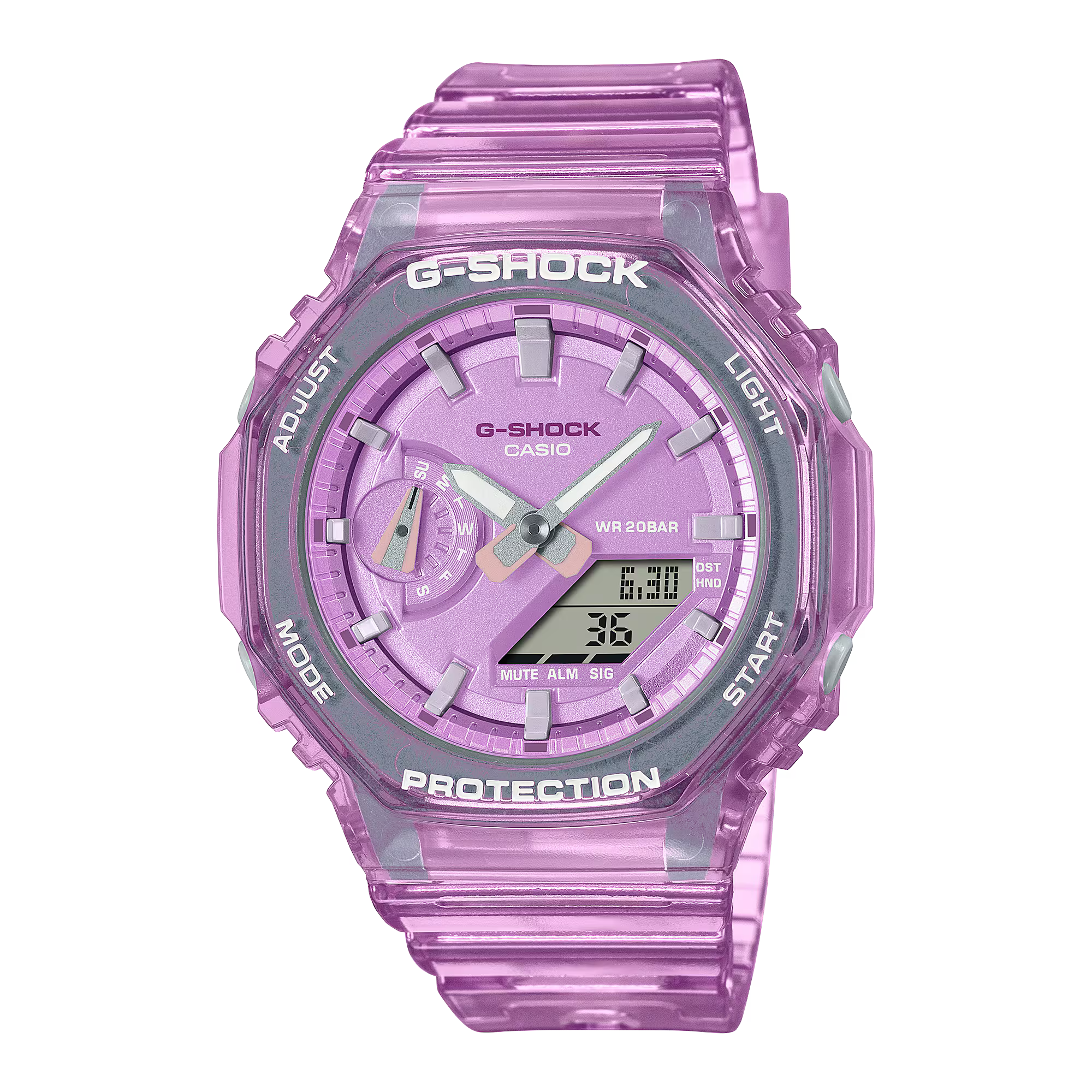 Casio G-SHOCK GMA-S2100SK-4ADR | Transparent Red Digital-Analog Watch