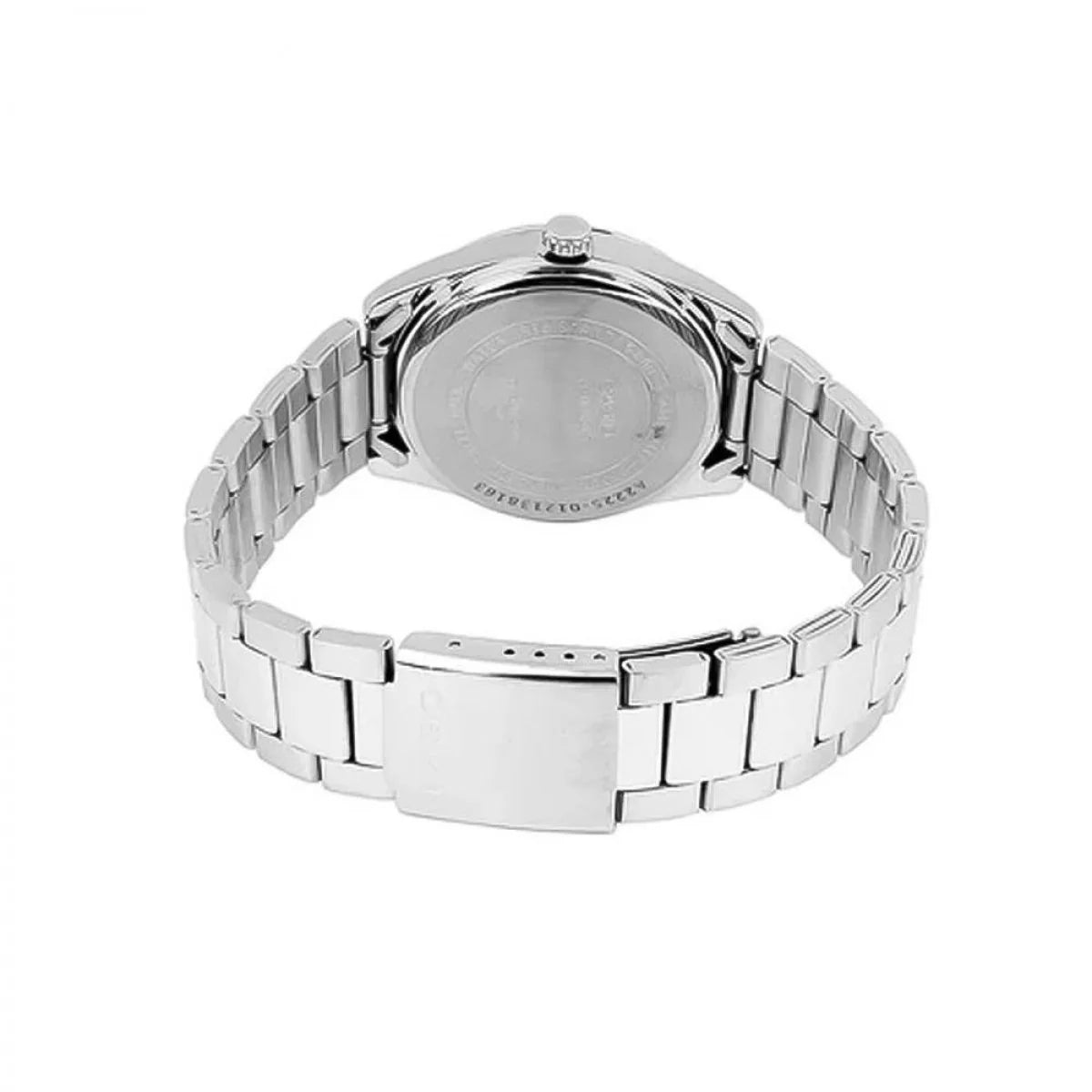 Casio MTP/LTP-1302DD-5AVDF Couple Watches – Brown Dial with Silver Stainless Steel Band