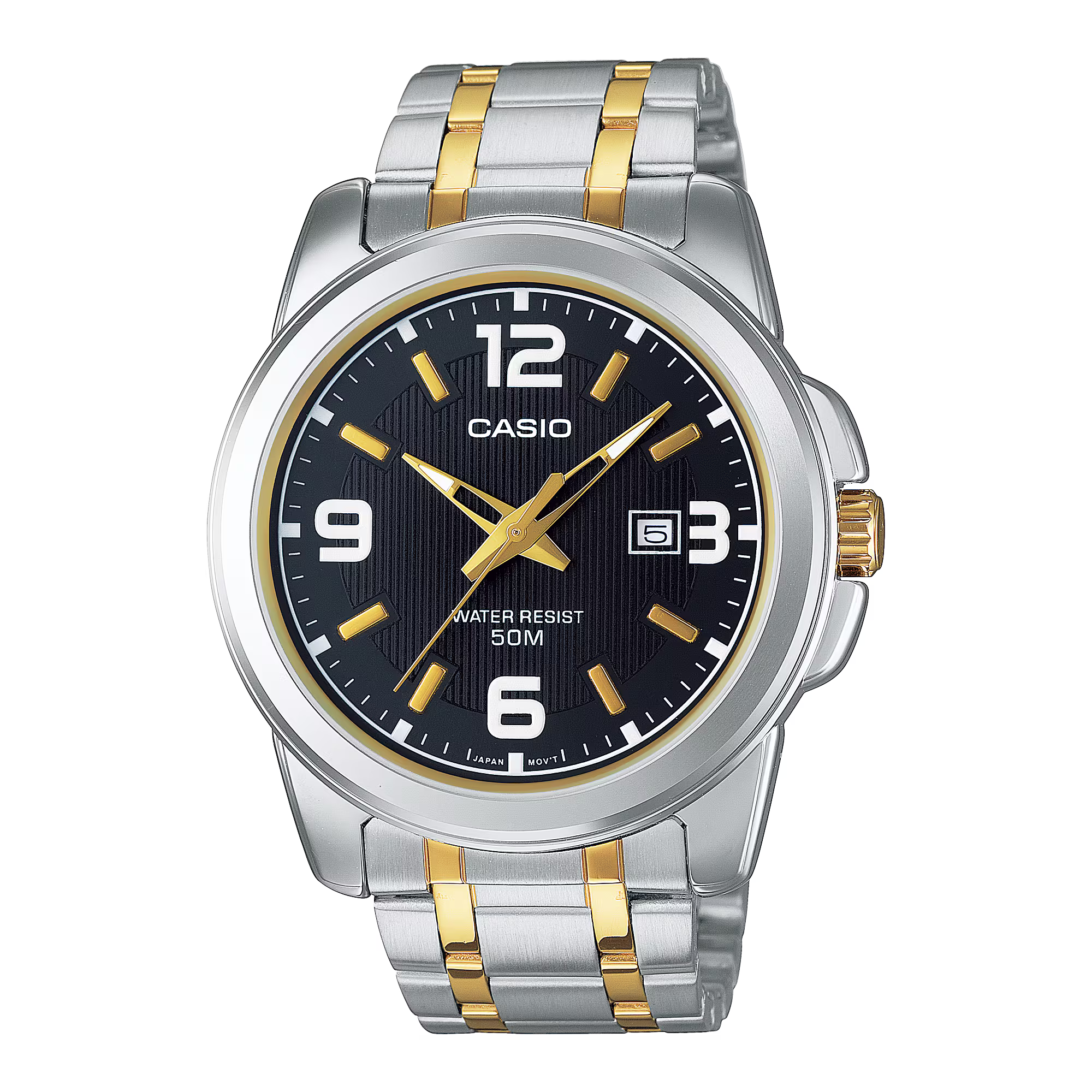 Casio MTP/LTP-131SG-1AVDF Couple Watches – Two-Tone Gold & Silver Stainless Steel Set