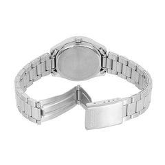 Casio Couple Watch Set MTP/LTP-1302D-1A2 – Black Dial, Stainless Steel
