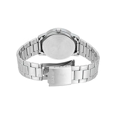 Casio MTP/LTP-V002D-1B3 Couple Watches – Stainless Steel Black Dial Matching Set