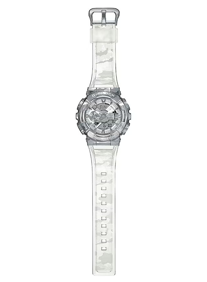 Casio G-SHOCK GM-110SCM-1ADR Analog-Digital Watch – Black Metal Bezel