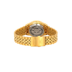 Seiko SNKC28J1 Men's Watch, Automatic Winding, Overseas Model, Gold, gold, Bracelet Type