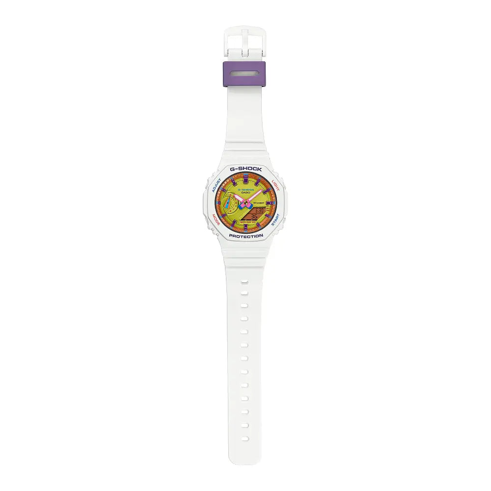 Casio G-SHOCK GMA-S2100BS-7ADR | Matte White Digital-Analog Watch