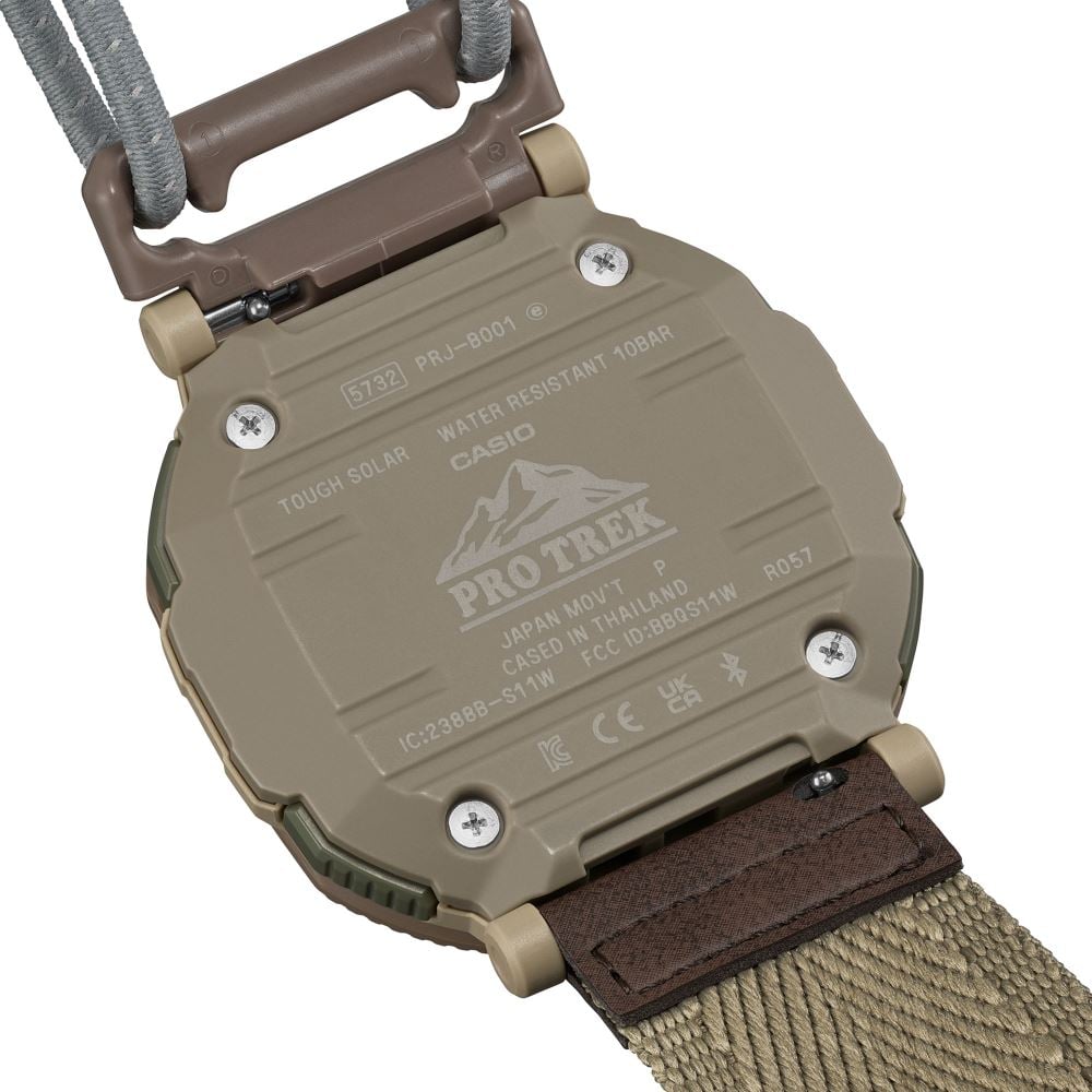 Casio Pro Trek PRJ-B001B-5DR – Slim Outdoor Smart Watch with Quad Sensor & Solar Assist