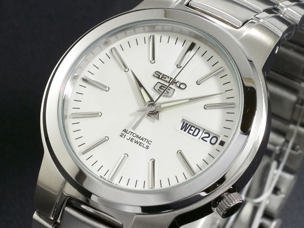 Seiko Men's Automatic Watch, Analog Display And Stainless Steel Strap SNKA01K1