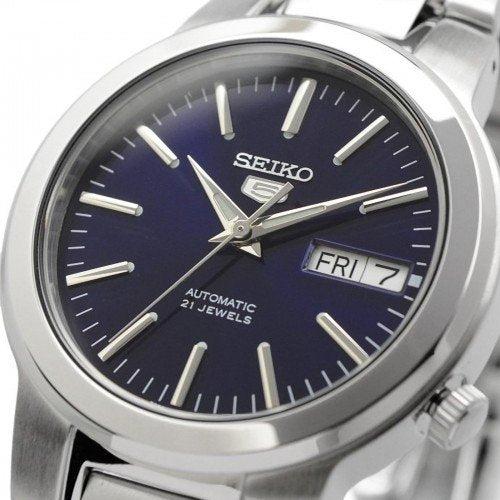 Seiko 5 Automatic Blue Dial Stainless Steel Men’s Watch SNKA05K1