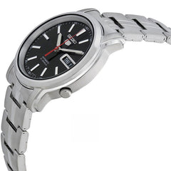 Seiko SNKL83K1 Automatic Men’s Watch – Stainless Steel, Black Dial, Day-Date Display
