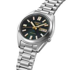 Seiko 5 Sports SRPL57K1 Automatic GMT Green Dial Stainless Steel Watch