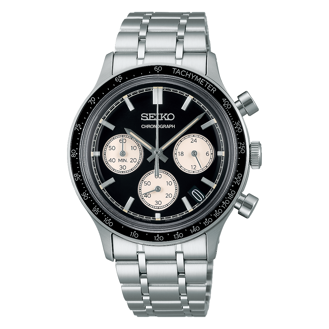 Seiko SSB479P1 Black Dial Men's Chronograph Quartz Watch