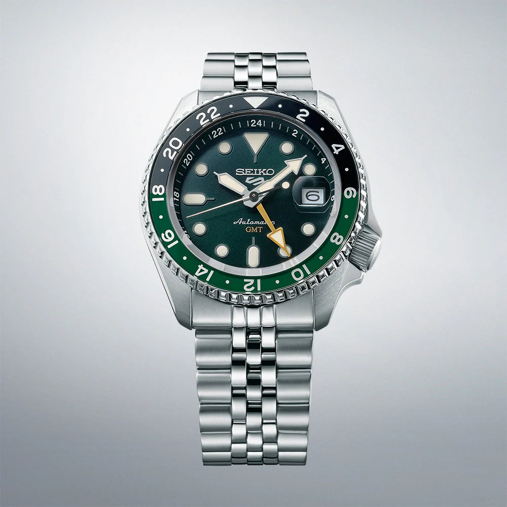 SEIKO Men's New5Sports Automatic GMT SKX Watch SSK035K1