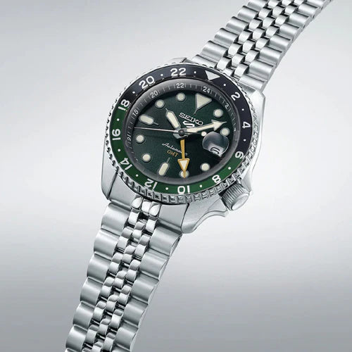 SEIKO Men's New5Sports Automatic GMT SKX Watch SSK035K1