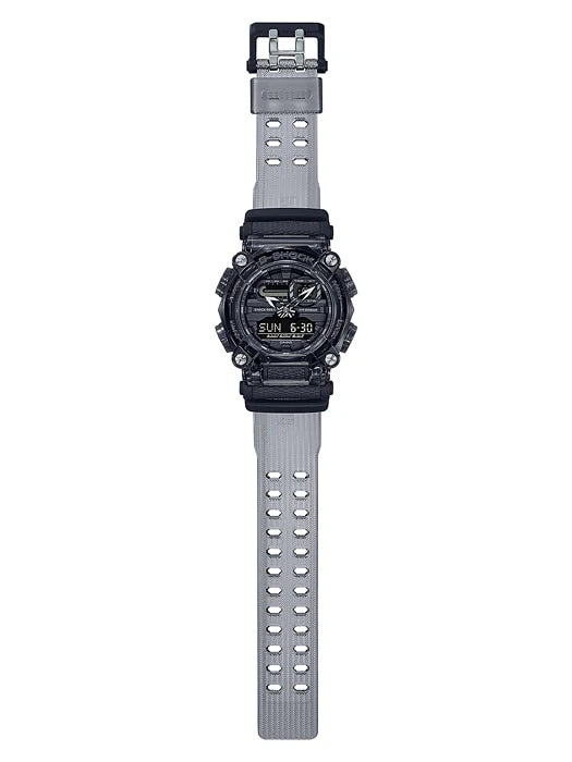 Casio G-SHOCK GA-900SKE-8ADR – Transparent Skeleton Industrial Digital-Analog Watch