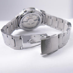 Seiko SNK793K1 Automatic Men’s Watch – Blue Dial, Stainless Steel, Day-Date
