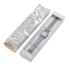 Casio Vintage Liberty AQ-230ELT-7ADR Analog-Digital Watch – White Dial, Leather Strap, Dual Time, Limited Edition