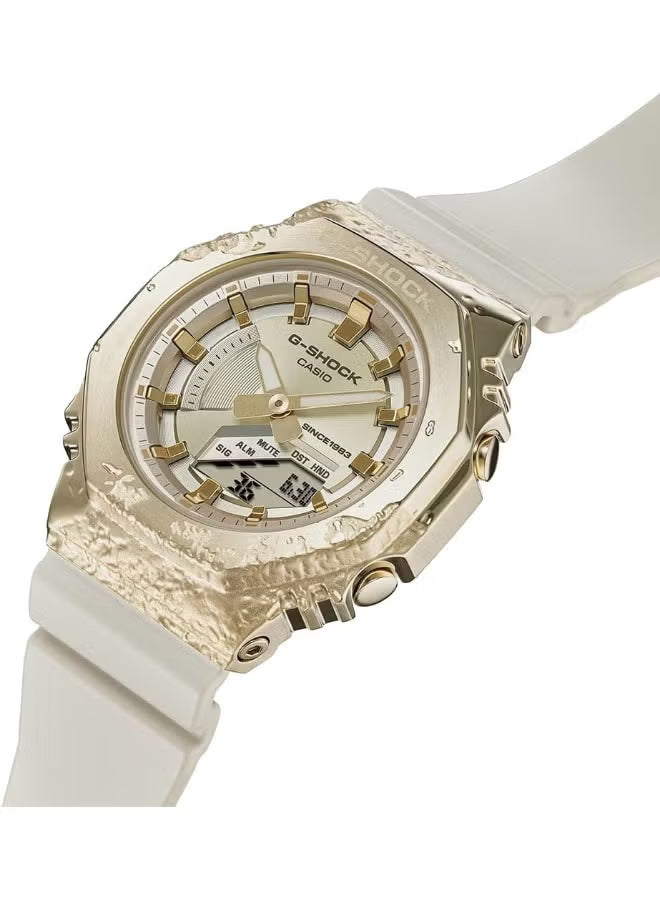 Casio G-SHOCK GM-S2140GEM-9ADR Analog-Digital Women’s Watch – Gold Edition