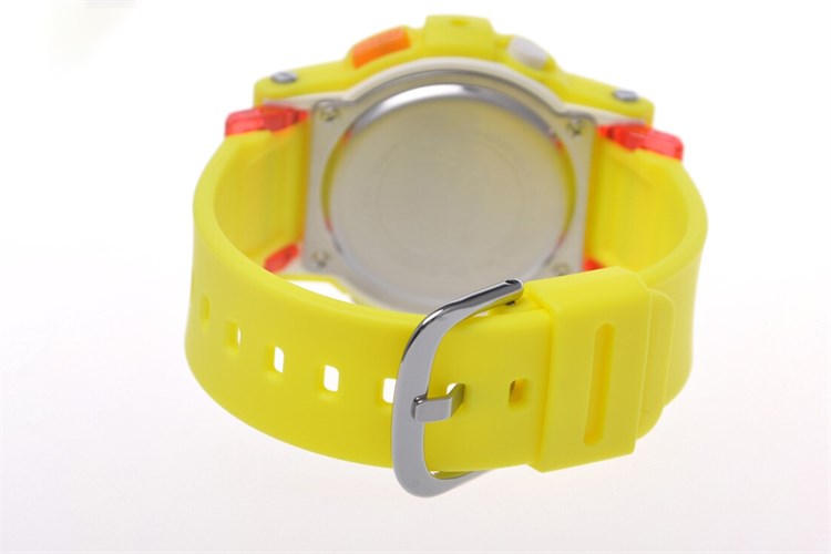 Casio Baby-G G-Shock BGA-180-9BDR Yellow Tide-Graph Analog-Digital Women’s Watch