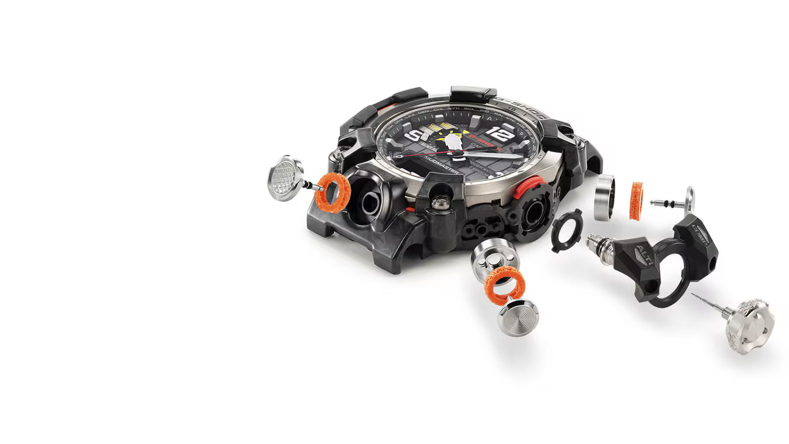 Casio G-Shock Master of G Mudmaster GWG-2000-1A3 Men's Tough Solar Triple Sensor Radio-Controlled Watch