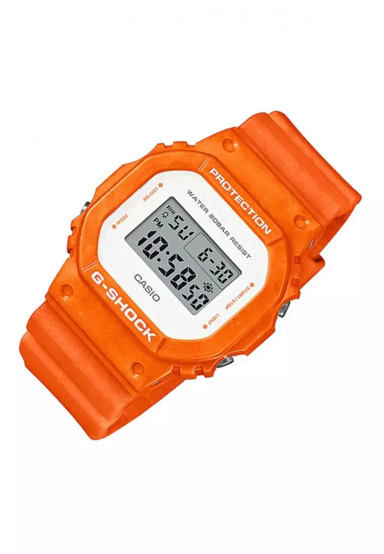 Casio G-SHOCK DW-5600WS-4DR Sunset Orange Water Surface Series Digital Watch