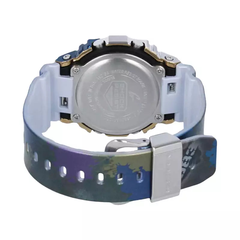 Casio G-SHOCK GM-5600SS-1DR Metal Bezel Digital Watch, Shock Resistant