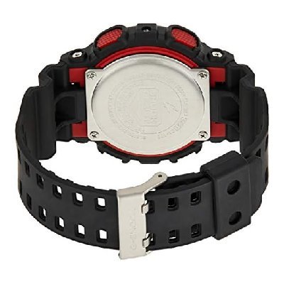 Casio GA-100-1A4DR Men's Analog-Digital Sports Watch with World Time and Stopwatch