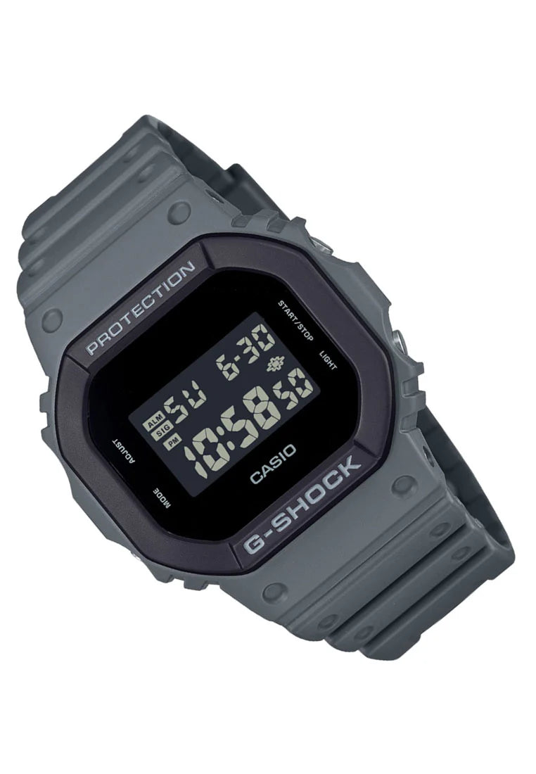 Casio G-SHOCK DW-5610UU-8DR Gray Minimalist Utility Digital Watch