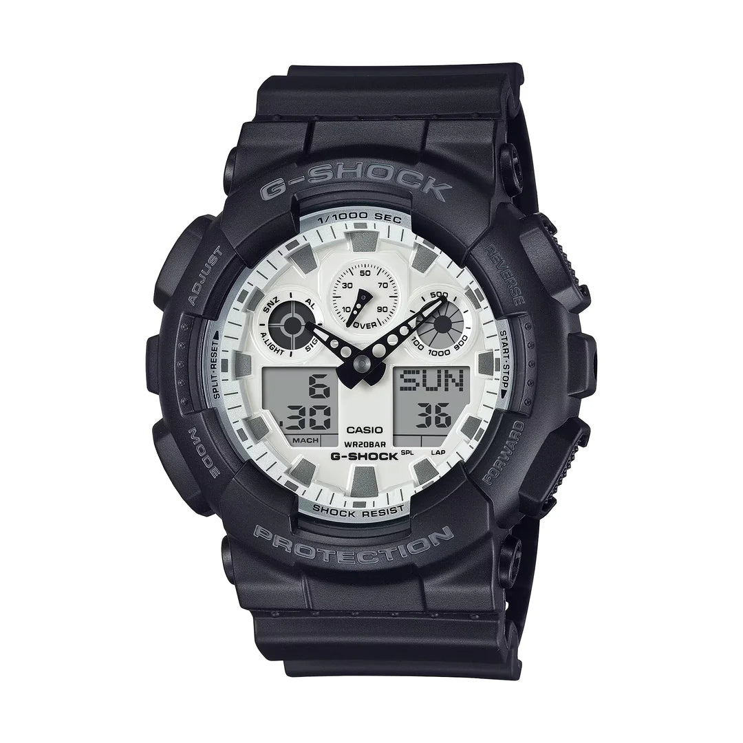 Casio G-Shock GA-100WD-1ADR Men’s Analog-Digital Watch – Shock Resistant