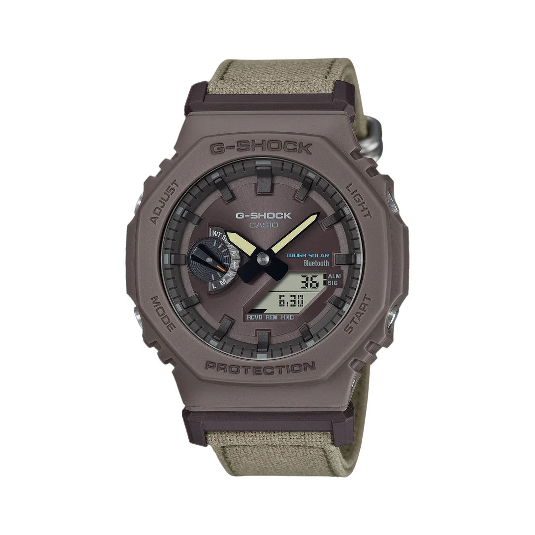 Casio G-SHOCK GA-B2100CT-5ADR “CasiOak” Analog-Digital Watch with Bluetooth & Tough Solar – Camouflage Series