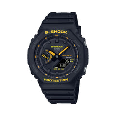 Casio G-SHOCK GA-B2100CY-1ADR “CasiOak” Analog-Digital Watch with Bluetooth & Tough Solar – Yellow Accents