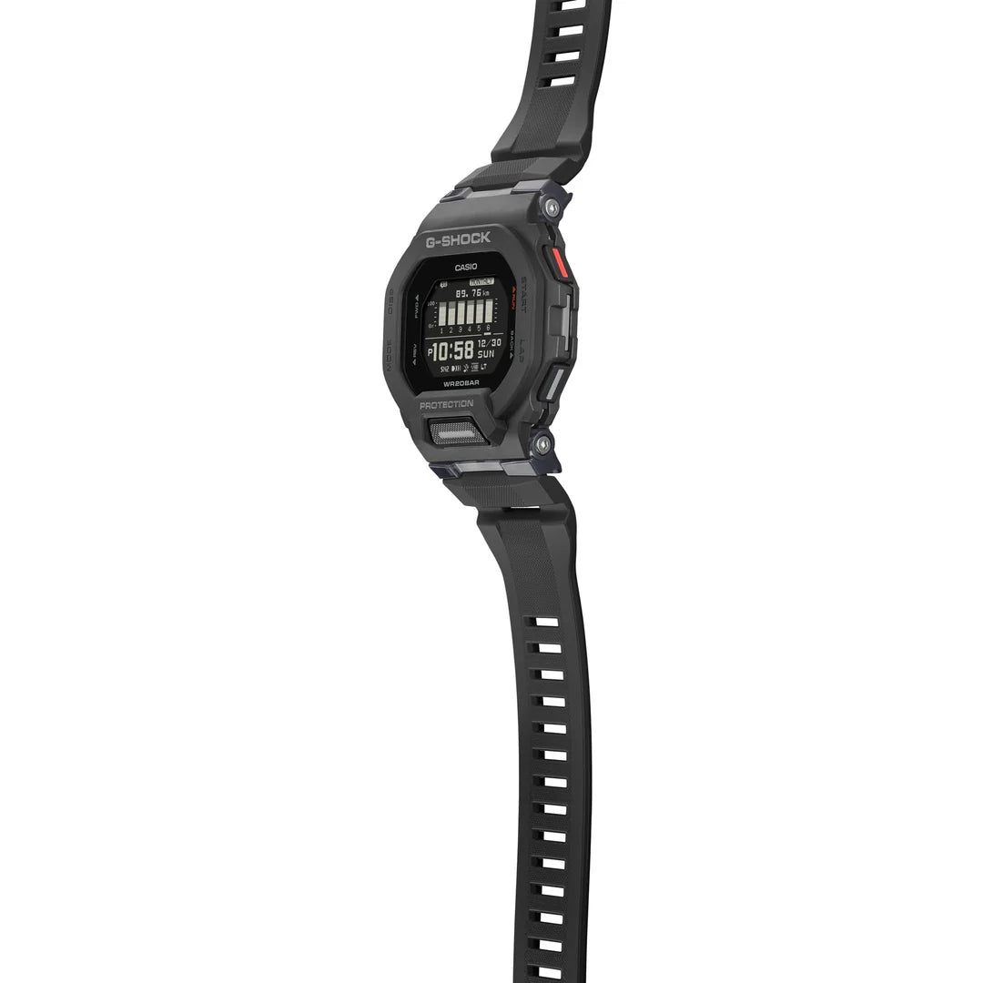 Casio G-SHOCK GBD-200-1D Bluetooth Sports Watch – Step Tracker, Shock Resistant, 200M Water Resistant