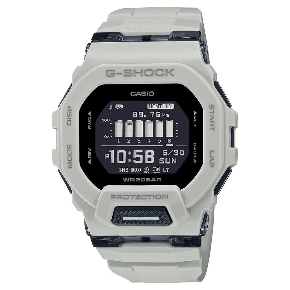 Casio G-SHOCK GBD-200UU-9DR Bluetooth Sports Watch – Step Tracker, Shock Resistant, 200M Water Resistant